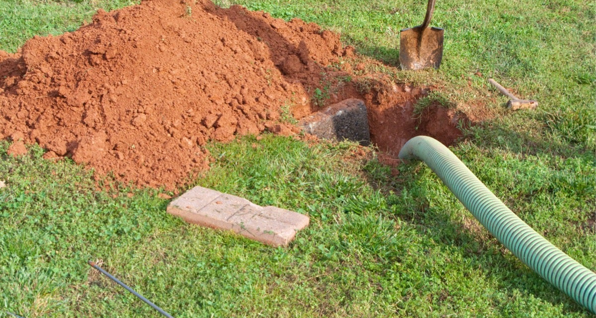 Septic tank pumping