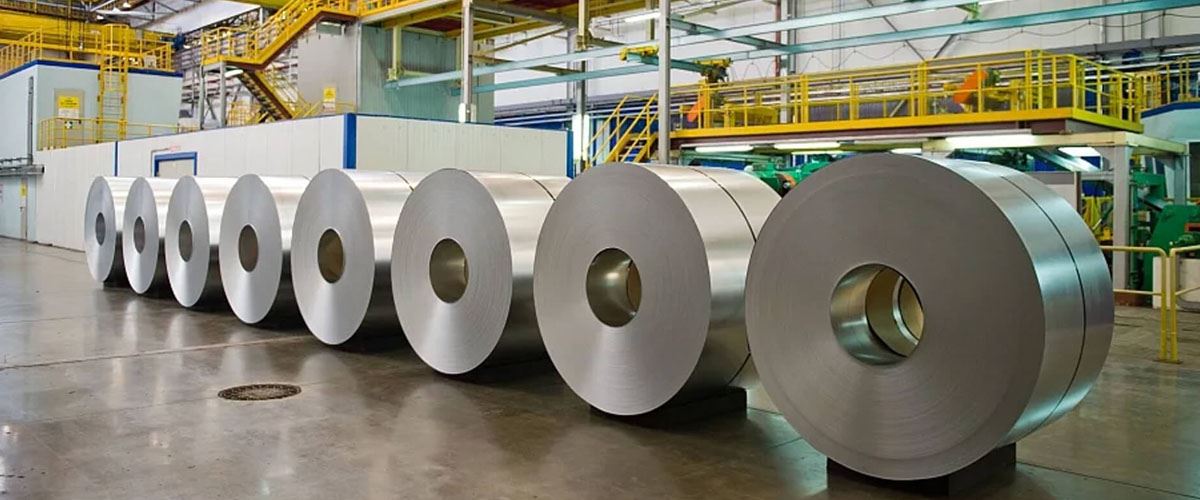 A Set of Stainless Steel Sheet Coils