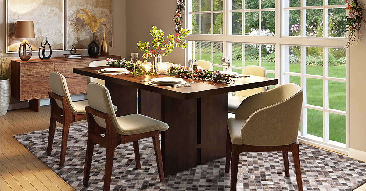 leather area rugs