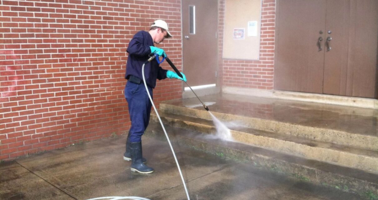 pressure washing