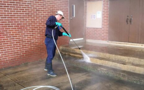 pressure washing