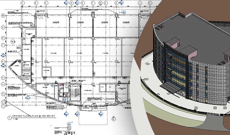 Revit 3D BIM modeling