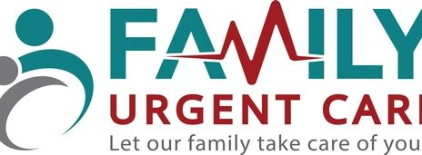Patient receiving quick medical help at family first urgent care center.