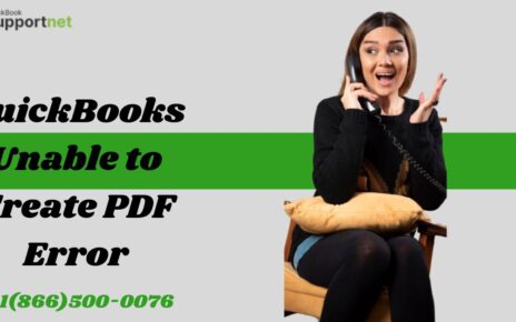 QuickBooks Unable to Create PDF Error
