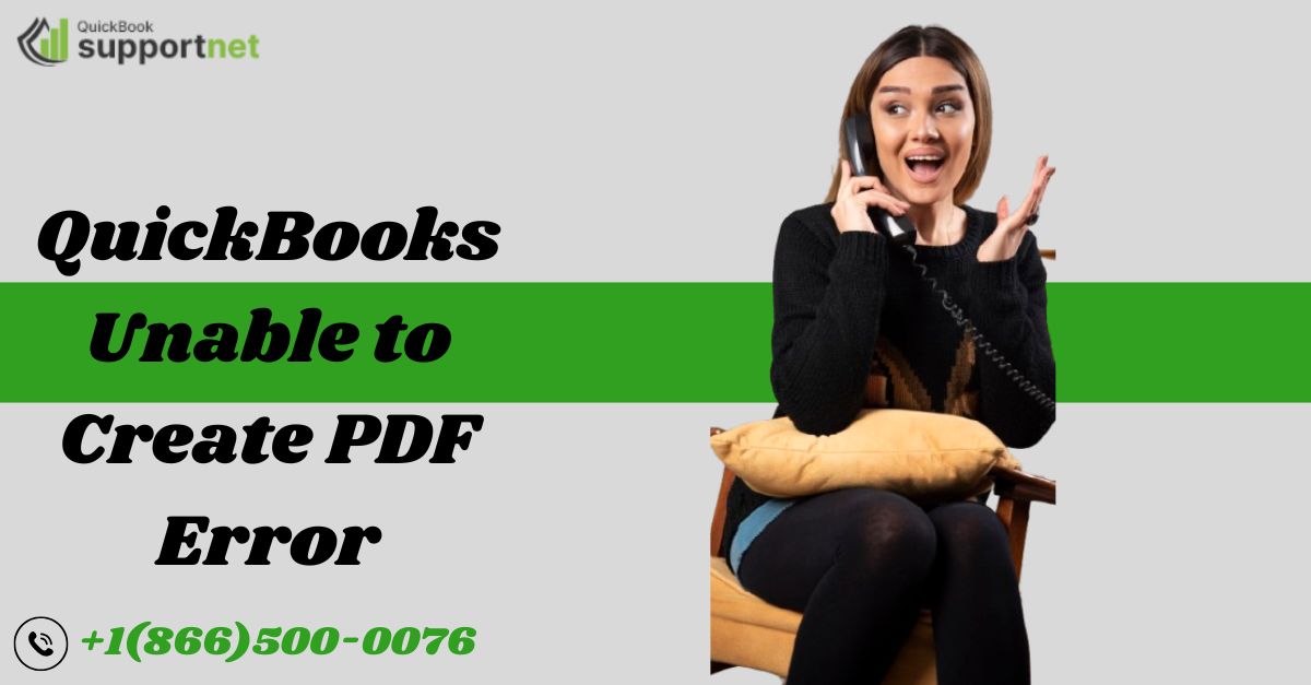 QuickBooks Unable to Create PDF Error