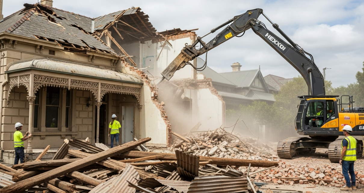 Demolition in Melbourne