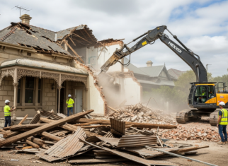 Demolition in Melbourne