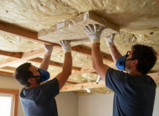 Ceiling Insulation Installation