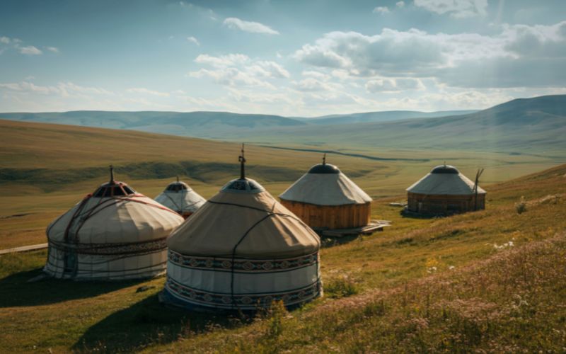 Camping in Mongolia