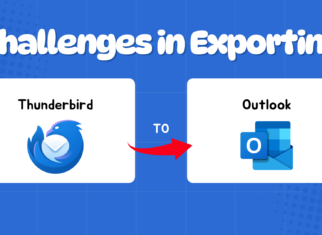 Challenges in Exporting thunderbird to outlook