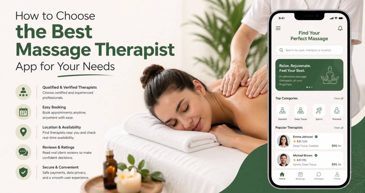 How to Choose the Best Massage Therapist App for Your Needs
