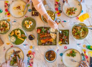Dining at Al Qana Abu Dhabi