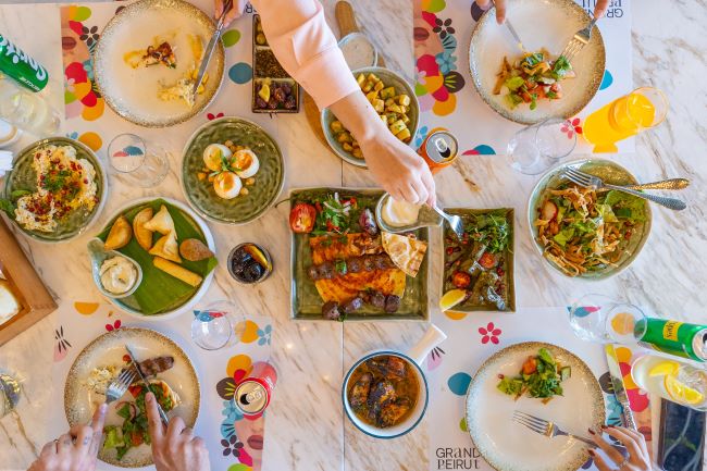 Dining at Al Qana Abu Dhabi