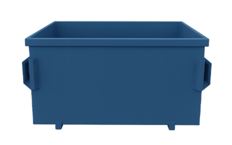 flat style front load dumpsters