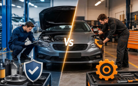 Logbook Service vs Standard Car Service