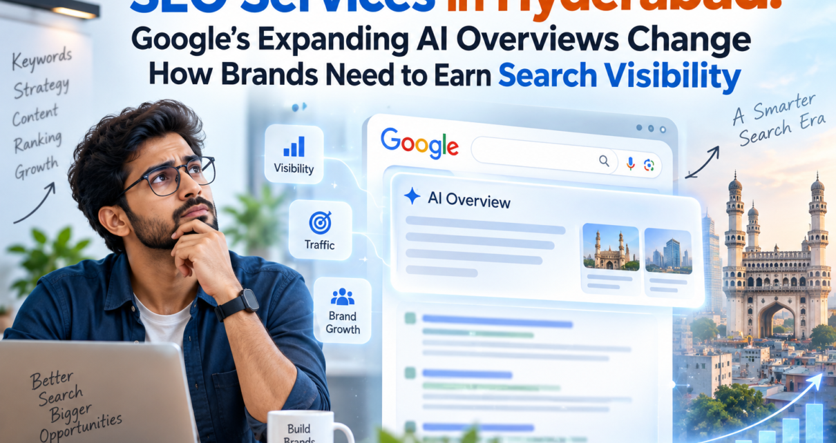 SEO Services in Hyderabad: Google’s Expanding AI Overviews Change How Brands Need to Earn Search Visibility